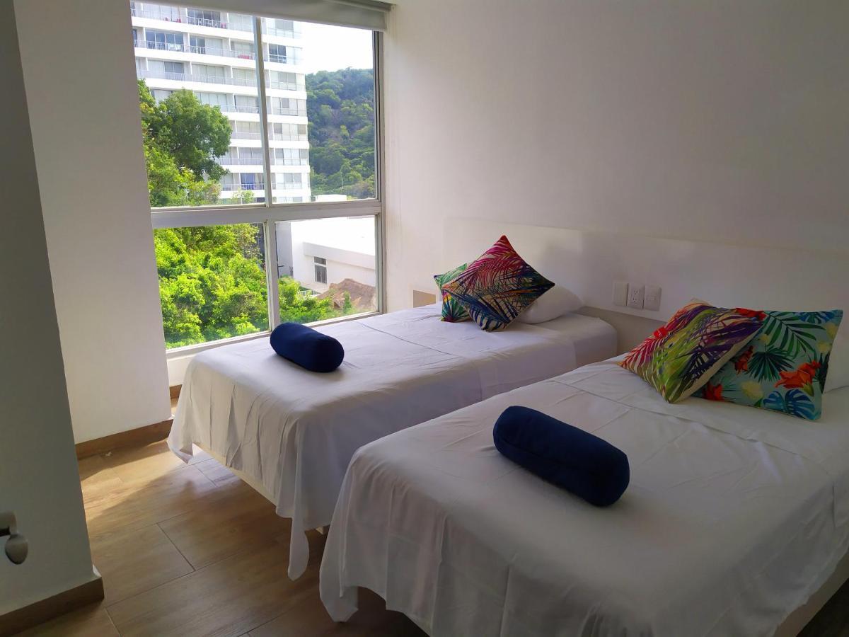 Departamento Con Preciosa Vista Al Mar En Acapulco Diamante Lejlighed Eksteriør billede